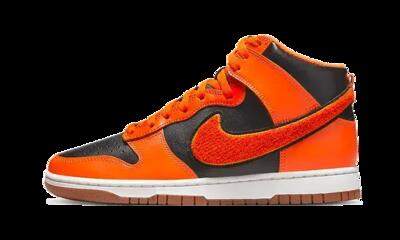 Schoenen - basketbal - unisex - dunk - hoog chenille - zwart/goud