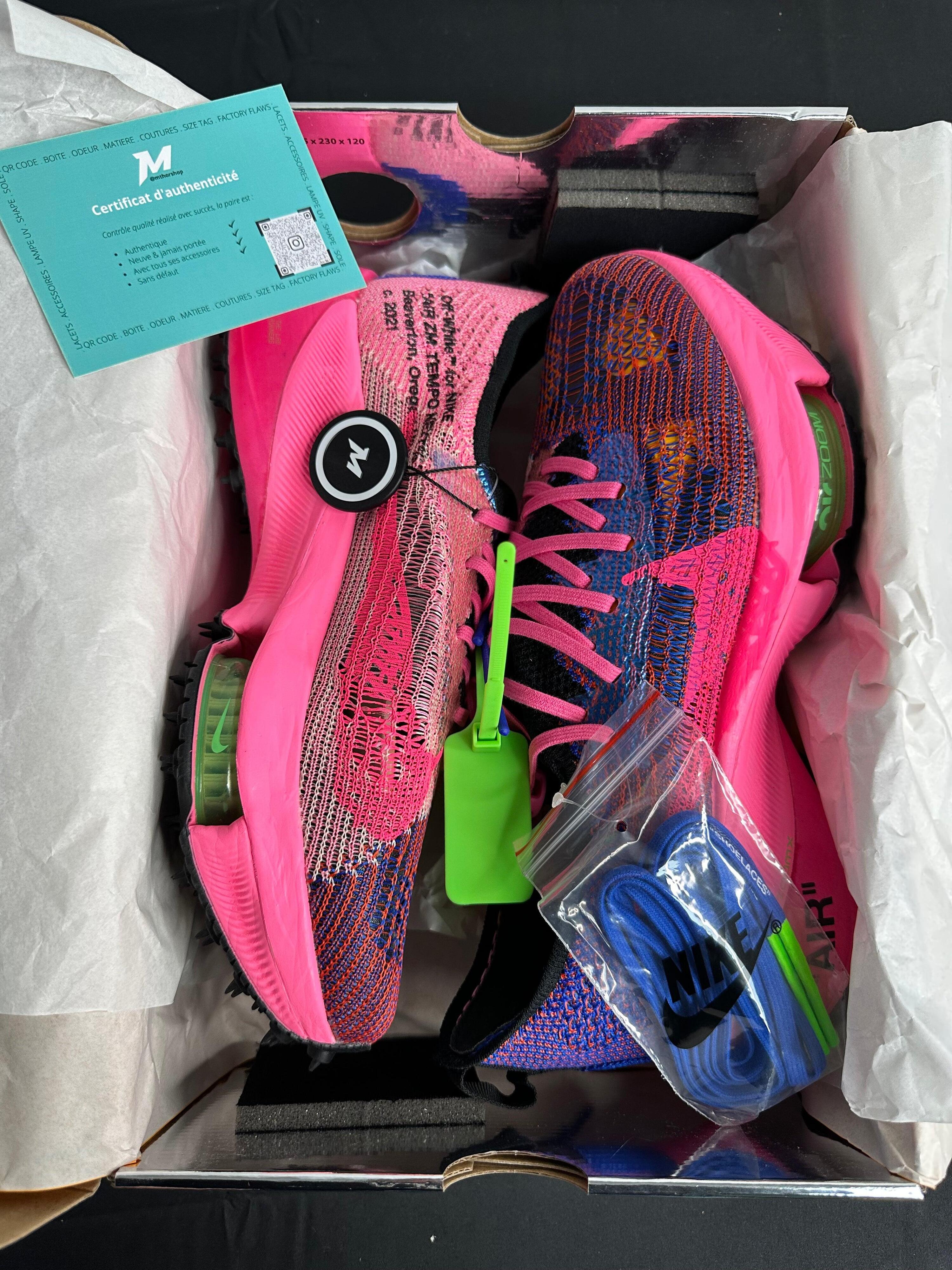 Scarpe - corsa - tempo next% - piastra carbonio - rosa 2/5