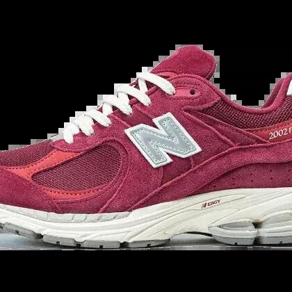 Unisex - Casual - Shoes - Suede - 2002R - Red wine/Grey/White