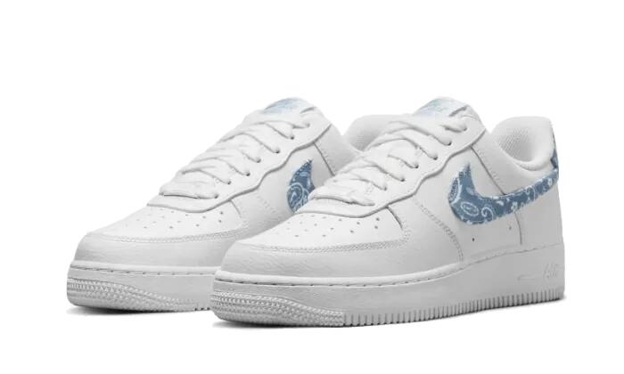 Air Force 1 Low '07 Essential White Worn Blue Paisley - Taille : 35.5 EU 2/3
