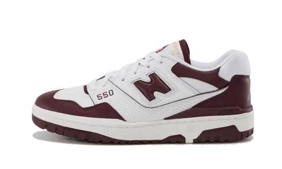 Chaussures - baskets - confortables - 550 blanc bordeaux