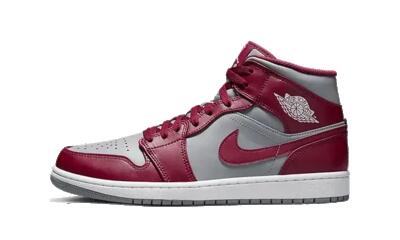 Scarpe - basket - aj1 - cherrywood red/white-cement grey