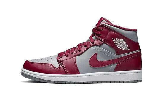 Scarpe - basket - aj1 - cherrywood red/white-cement grey