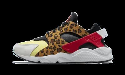 Schoenen - lifestyle - air huarache - luipaard - wit