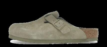 Chaussures - casual - unisexe - suède - boston suede - kaki délavé