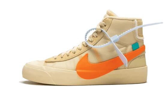 Zapatos - Lifestyle - Unisex - Blazer Mid lona - Naranja/Vainilla/Negro