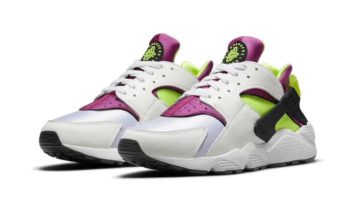 Air Huarache Run Neon Yellow Magenta (2021) - Taille : 40 EU 2/3