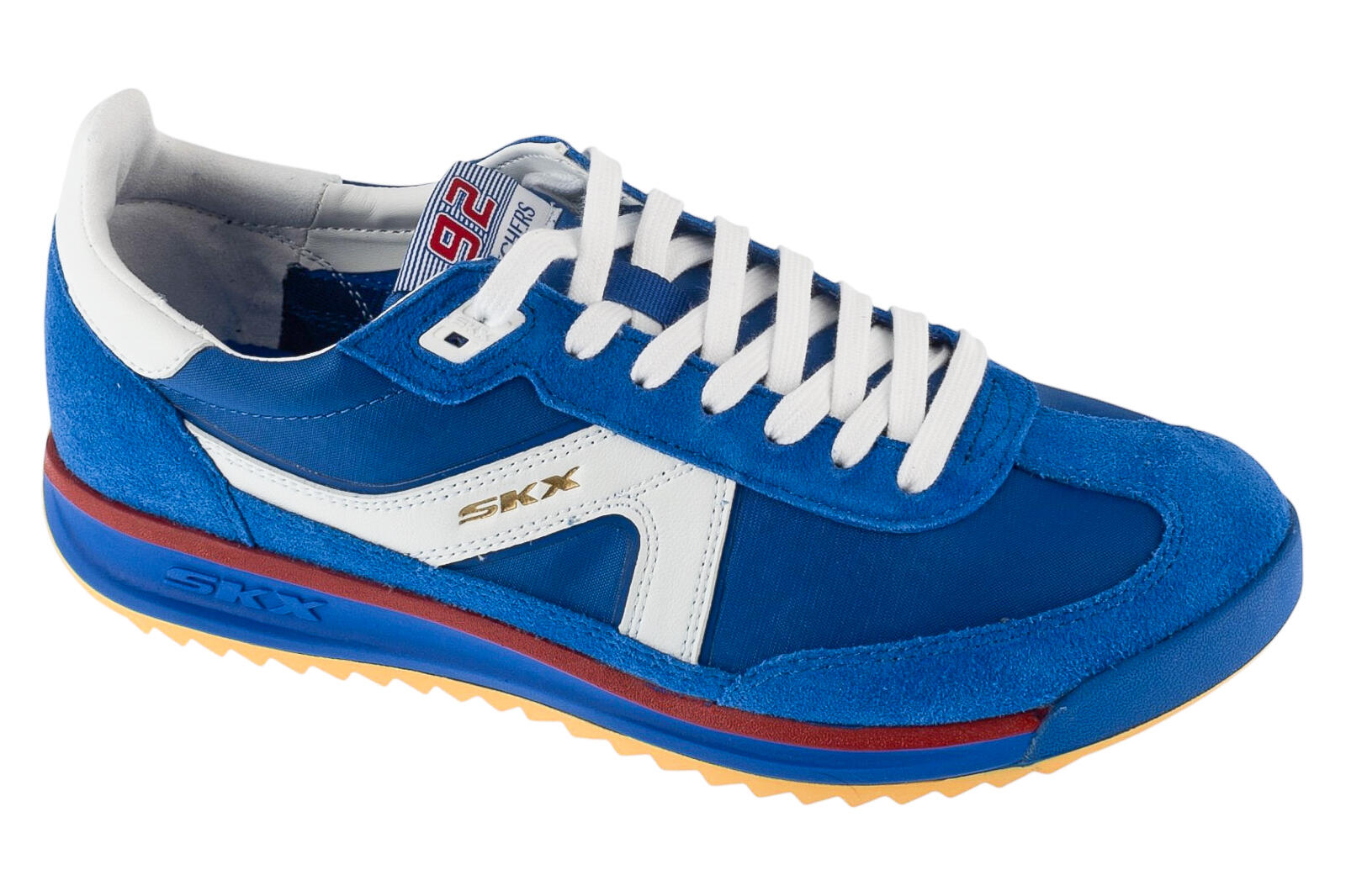 Skechers SKX 92 Spective Leren Heren Sneakers Blauw/Multi 1/5
