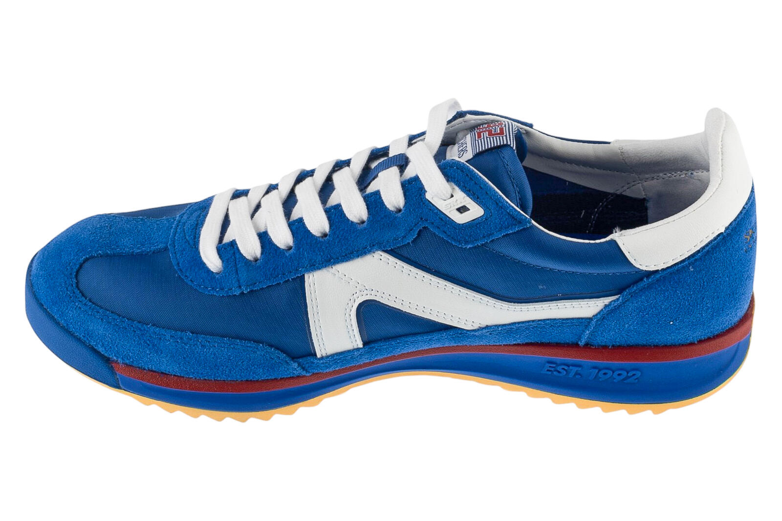 Skechers SKX 92 Spective Leren Heren Sneakers Blauw/Multi 2/5