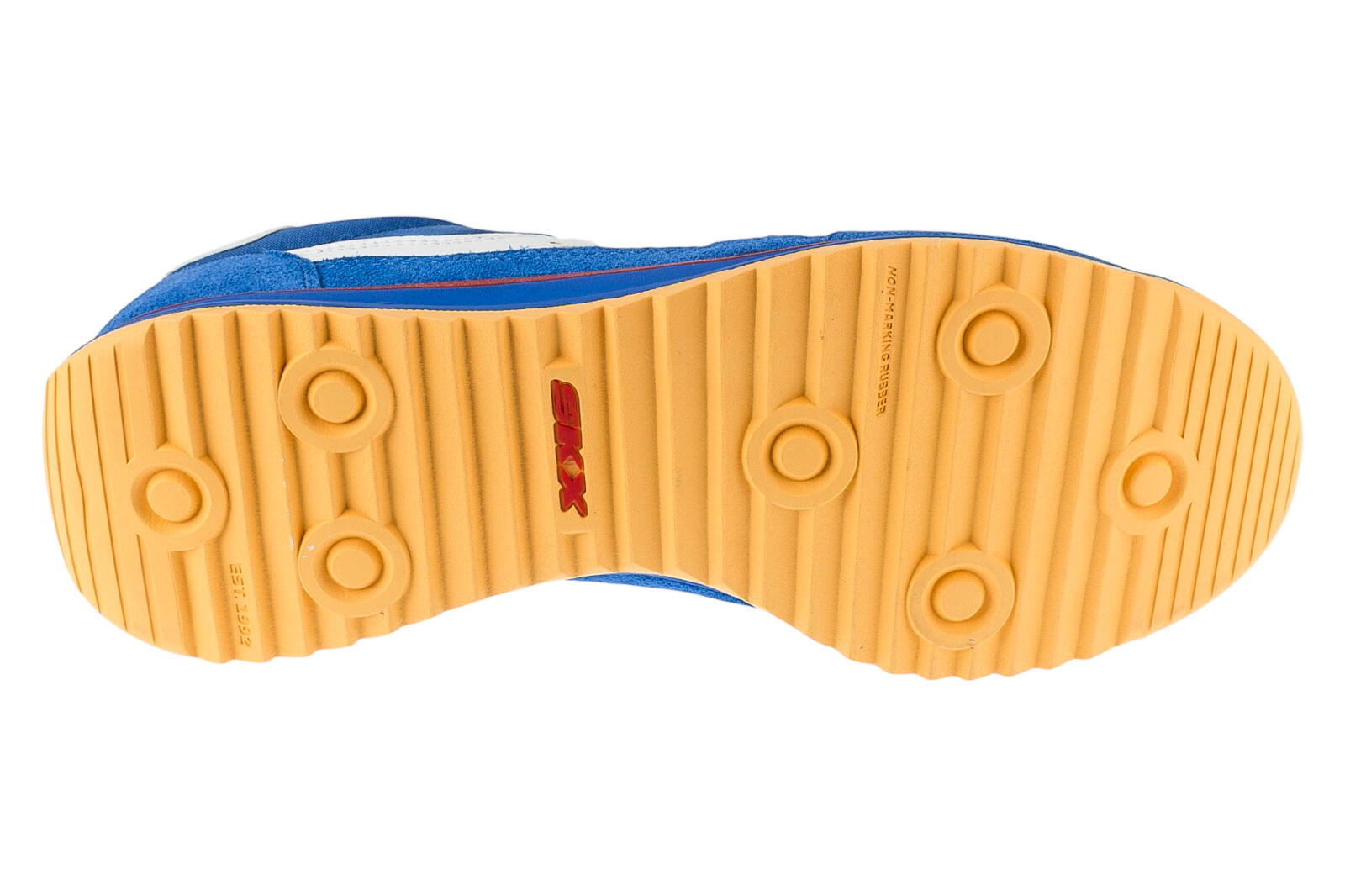 Skechers SKX 92 Spective Leren Heren Sneakers Blauw/Multi 4/5