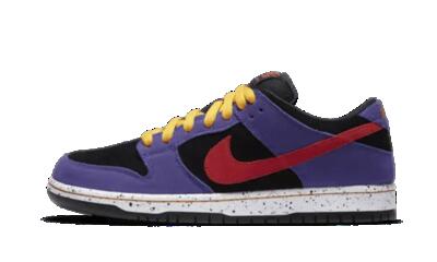 Schoenen - skate - sb dunk low acg terra - laag - zwart/paars-oranje
