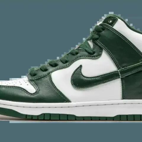 Unisex - Sneakers - High-top - Dunk High - White/Spartan Green
