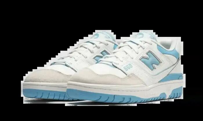 Schoenen - basketbal - new balance 550 - wit/blauw 2/4