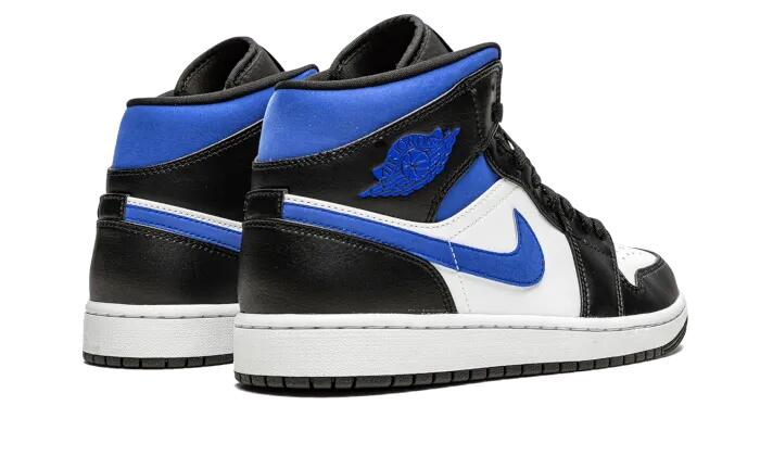 Air Jordan 1 Mid White Black Royal - Taille : 47.5 EU 3/4