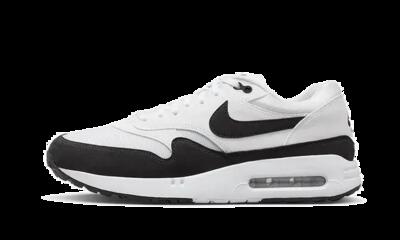 Schoenen - golf - heren - air max 1 '86 golf - comfortabele demping - wit/zwart