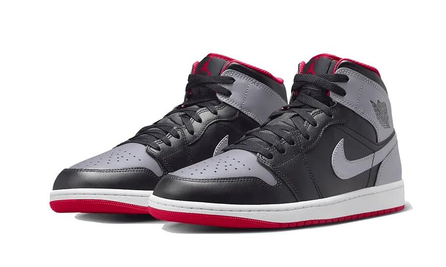 Air Jordan 1 Mid Cement Grey Red - Taille : 40 EU 2/3