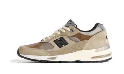 Schoenen - running - heren - 991 jjjjound - grijs/olijf/bruin