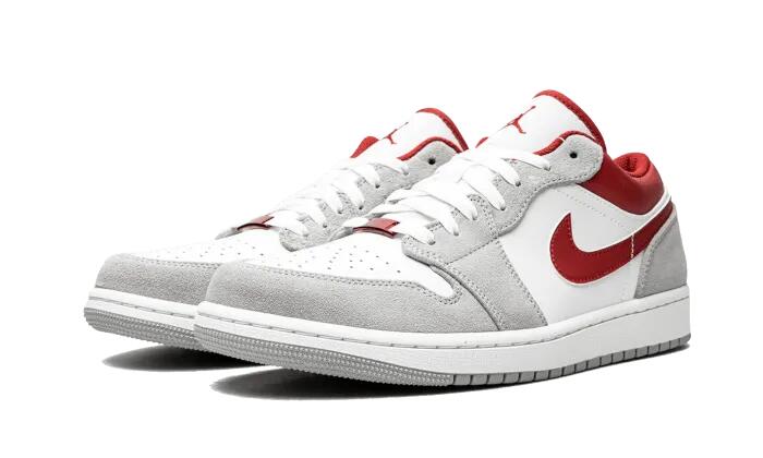 Air Jordan 1 Low SE Light Smoke Grey Gym Red - Taille : 40 EU 2/4