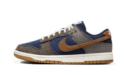 Sneakers - lifestyle - unisex - dunk low - tweed - midnight/ale brown