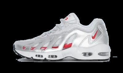 Scarpe - Corsa all'aperto - Uomo - Air Max 96 - Metallic silver/speed red