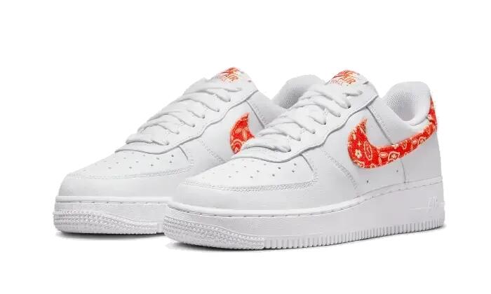 Schuhe - casual - air force 1 '07 - weiß/rush orange 2/3
