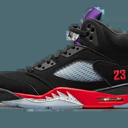 Basketball - Shoes - Air Jordan 5 Retro Top 3 - Black/Fire Red