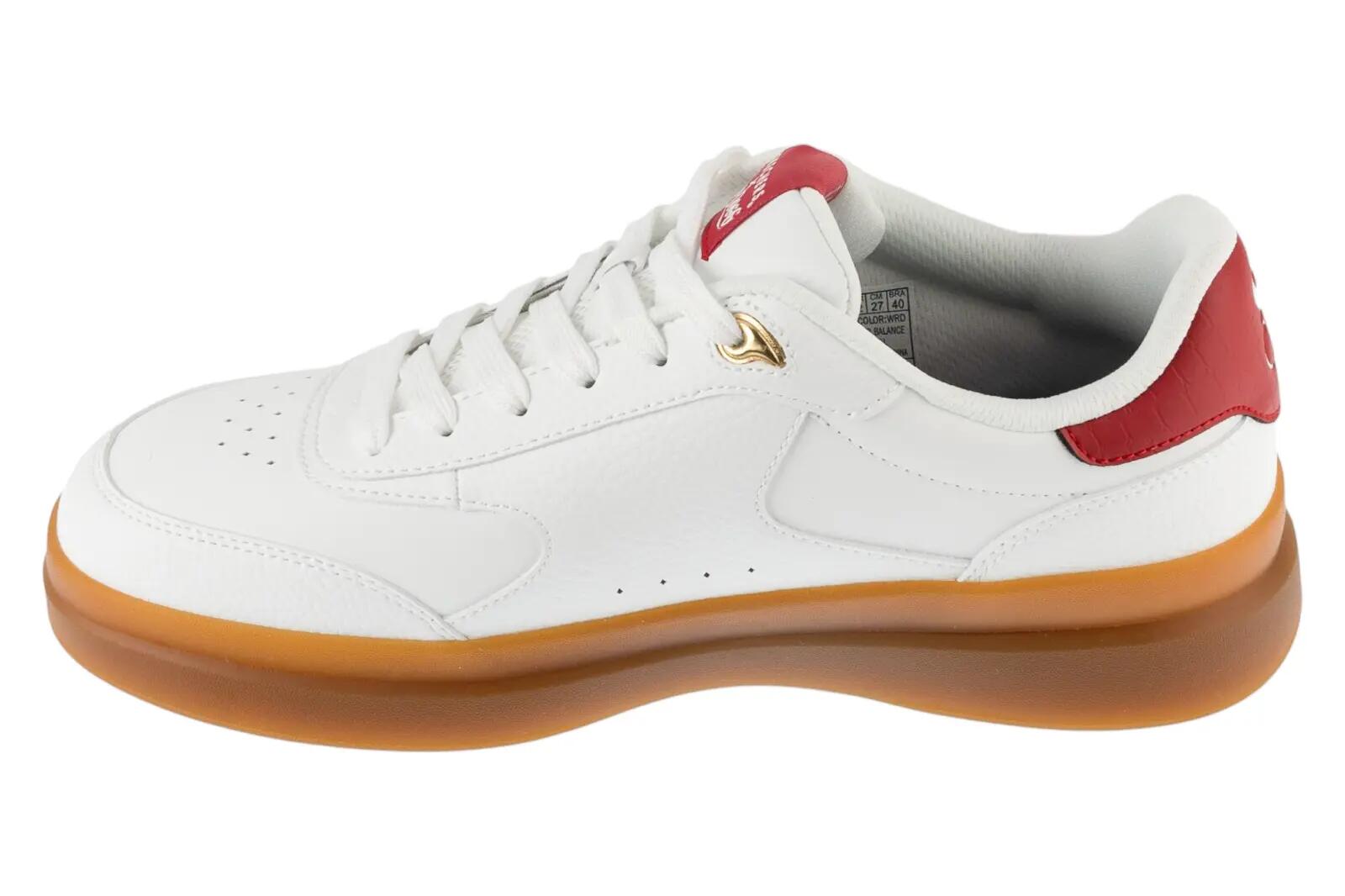 Chaussures Skechers Courtside-Cali Dudez Blanc/Rouge 2/10