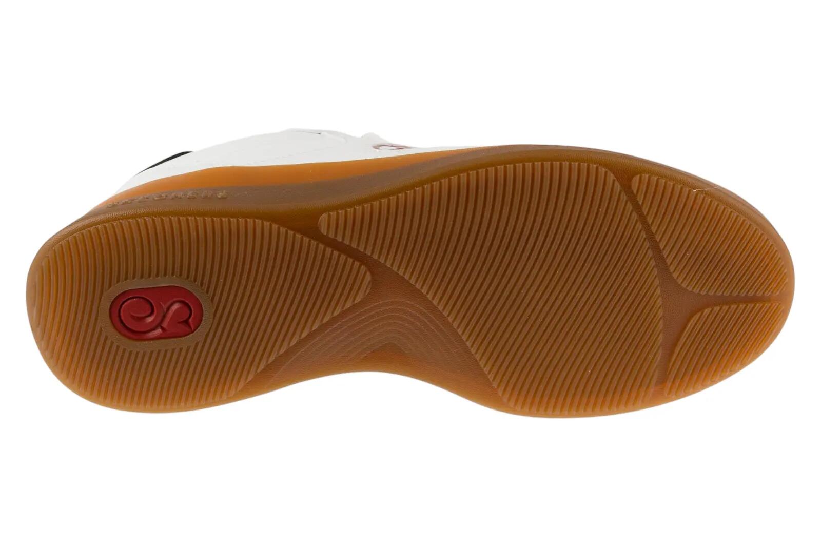 Chaussures Skechers Courtside-Cali Dudez Blanc/Rouge 4/10