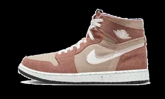 Chaussures - basket - unisexe - zoom air - aj1 - fossil/white