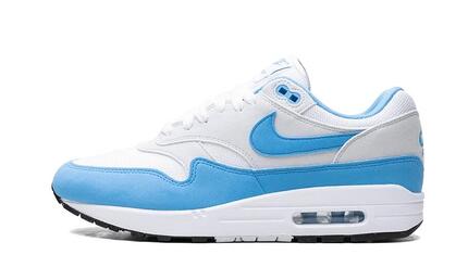 Air Max 1 White University Blue - Taille : 45.5 EU