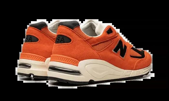 Scarpe - corsa - 990 v2 - pelle, abzorb - marigold/black 3/4