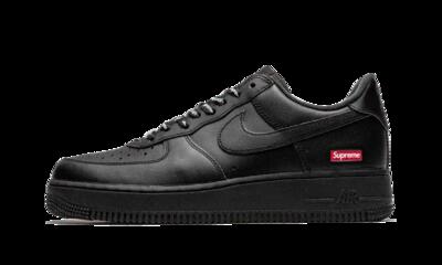 Air force 1 low black supreme