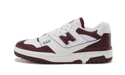 Chaussures - Lifestyle - Unisex - Confortables, stylées - 550 - Blanc bordeaux
