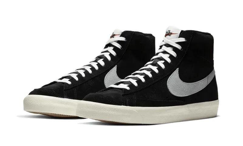 Blazer Mid '77 Black Pure Platinum - Taille : 46 EU 2/3