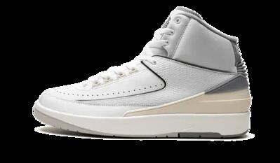 Schoenen - basketbal - heren - air jordan 2 - wit/cementgrijs