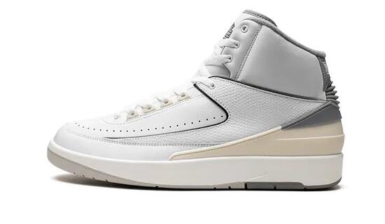 Zapatillas - Baloncesto - Hombre - Air Jordan 2 - Blanco/Gris cemento