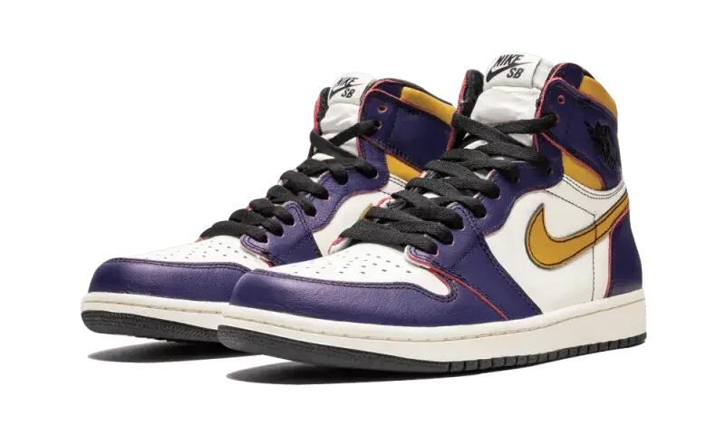 Air Jordan 1 Retro High OG Defiant Nike SB Lakers - Taille : 36.5 EU 2/4