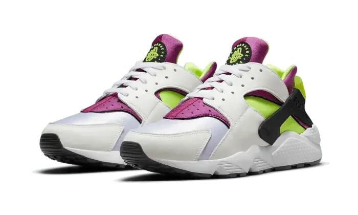 Air Huarache Run Neon Yellow Magenta (2021) - Taille : 40.5 EU 2/3