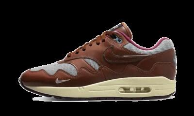 Schoenen - lifestyle - unisex - air max 1 patta - bruin/grijs