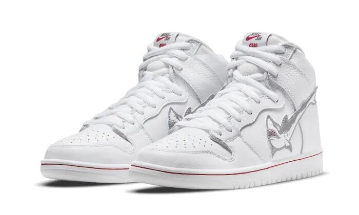 SB Dunk High Oski Great White Shark - Taille : 40.5 EU 2/3
