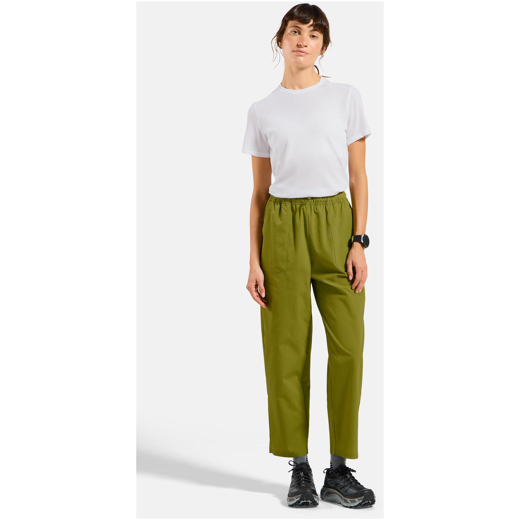 Spodnie damskie ODLO Pants regular length ULTRA LIGHTWEIGHT PANT 3/7