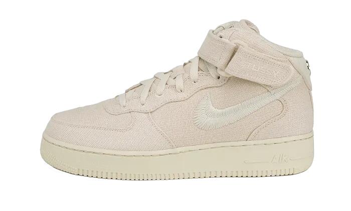Air Force 1 Mid Stussy Fossil - Taille : 37.5 EU 1/2