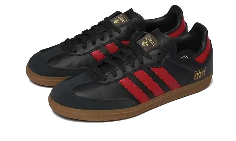 Adidas Samba OG Carbon Better Scarlet Gum  2/4