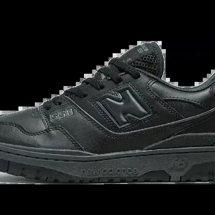 Unisex - Basketball - Shoes - Low-top, synthetic leather - 550 Triple Black