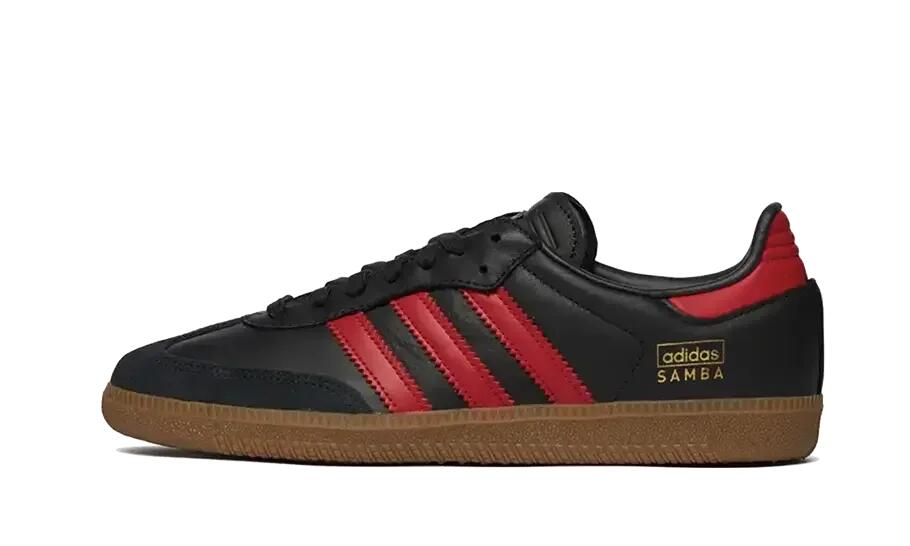 Adidas Samba OG Carbon Better Scarlet Gum  1/4
