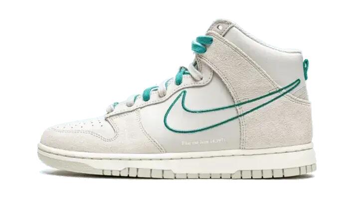 Schuhe - high-top - dunk high - light bone/green noise 1/4