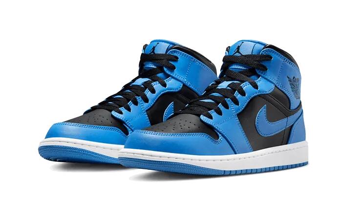 Air Jordan 1 Mid University Blue Black - Taille : 48.5 EU 2/4