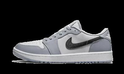 Schoenen - golf - air jordan 1 low - wolf grey/white/black