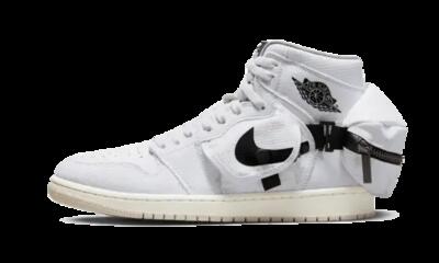 Schoenen - basketbal - heren - air jordan 1 high og utility - wit/zwart