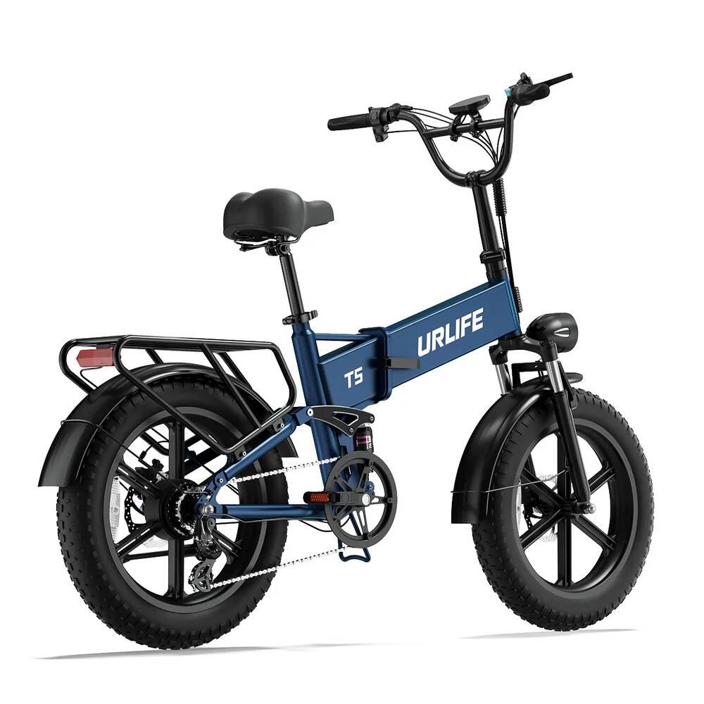 T5 Vélo électrique Batterie 48V 13Ah Pneus larges 20×4,0 pouces 3/4